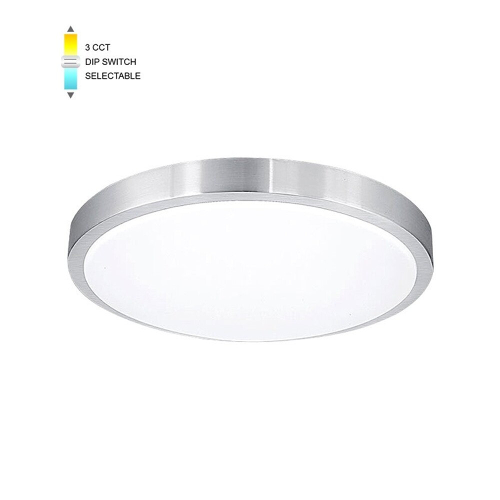 LED mennyezeti lámpa FINESSE R3-30 φ400*H100 30W 3xCCT-DIP SWITCH nikkel 2026050 VITO