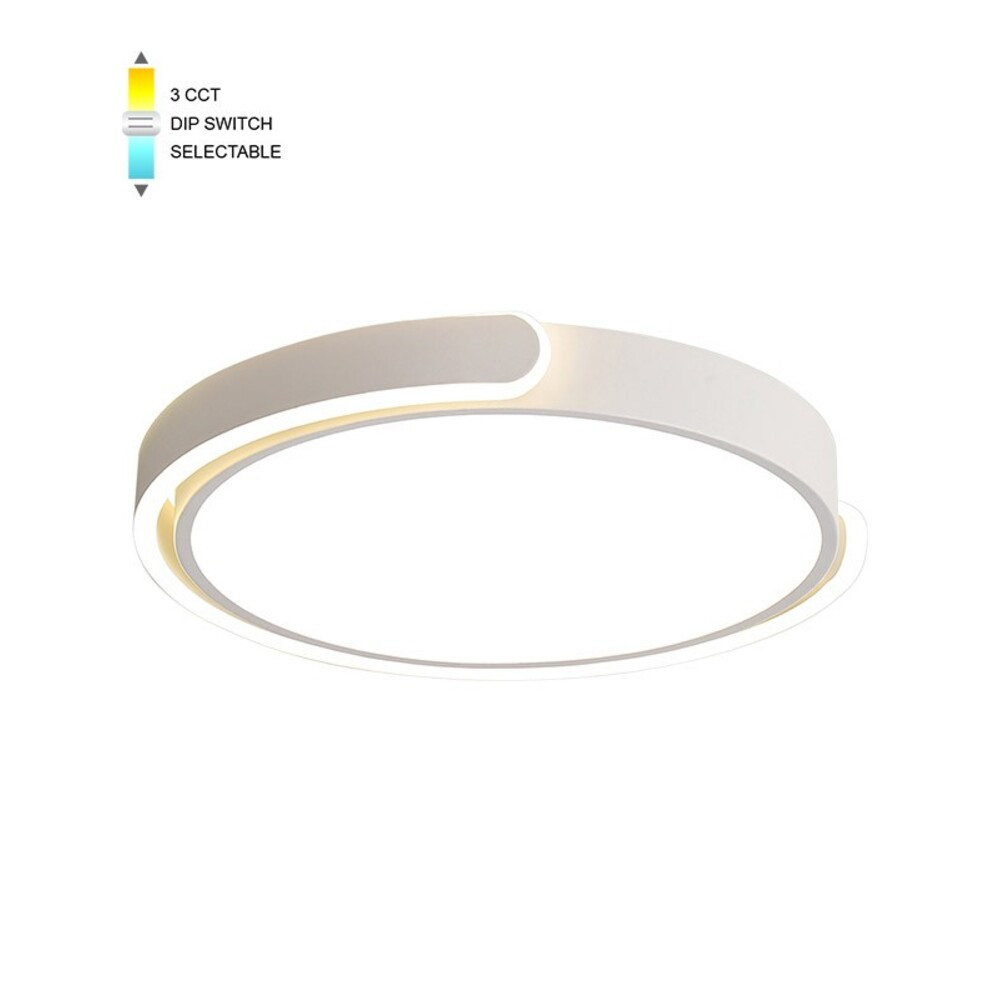 LED mennyezeti kerek lámpatest FINESSE R4-45 φ480*H50 60W 3xCCT-DIP kapcsoló fehér 2026290 VITO
