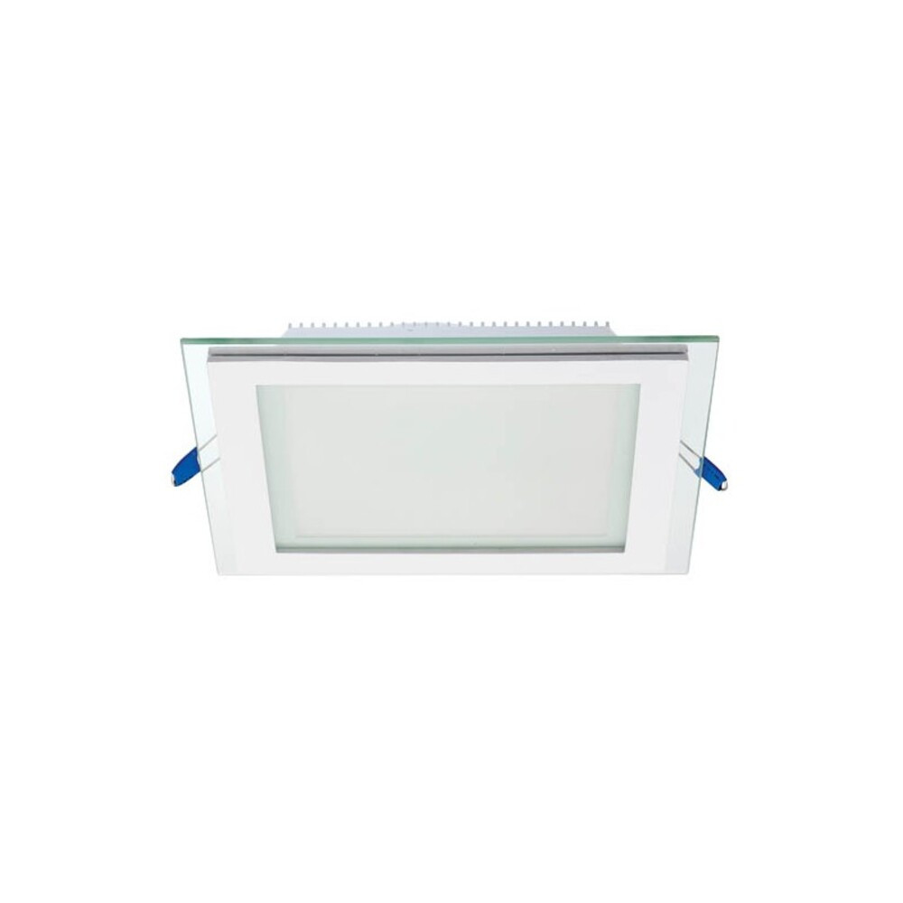 Beépíthető üveg LED panel négyzet alakú LENA-SG 16W 1504lm 3000K (meleg fehér) 200x200x40mm 2023550 VITO