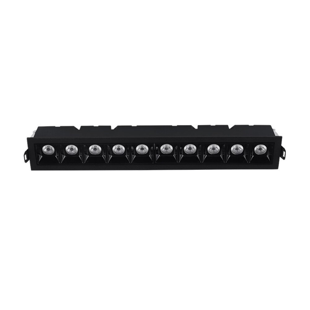 LED süllyesztett spotlámpa ICECUBE-20 20W 1880lm 3000K (meleg fehér) 282x45mm fekete 2102970 VITO