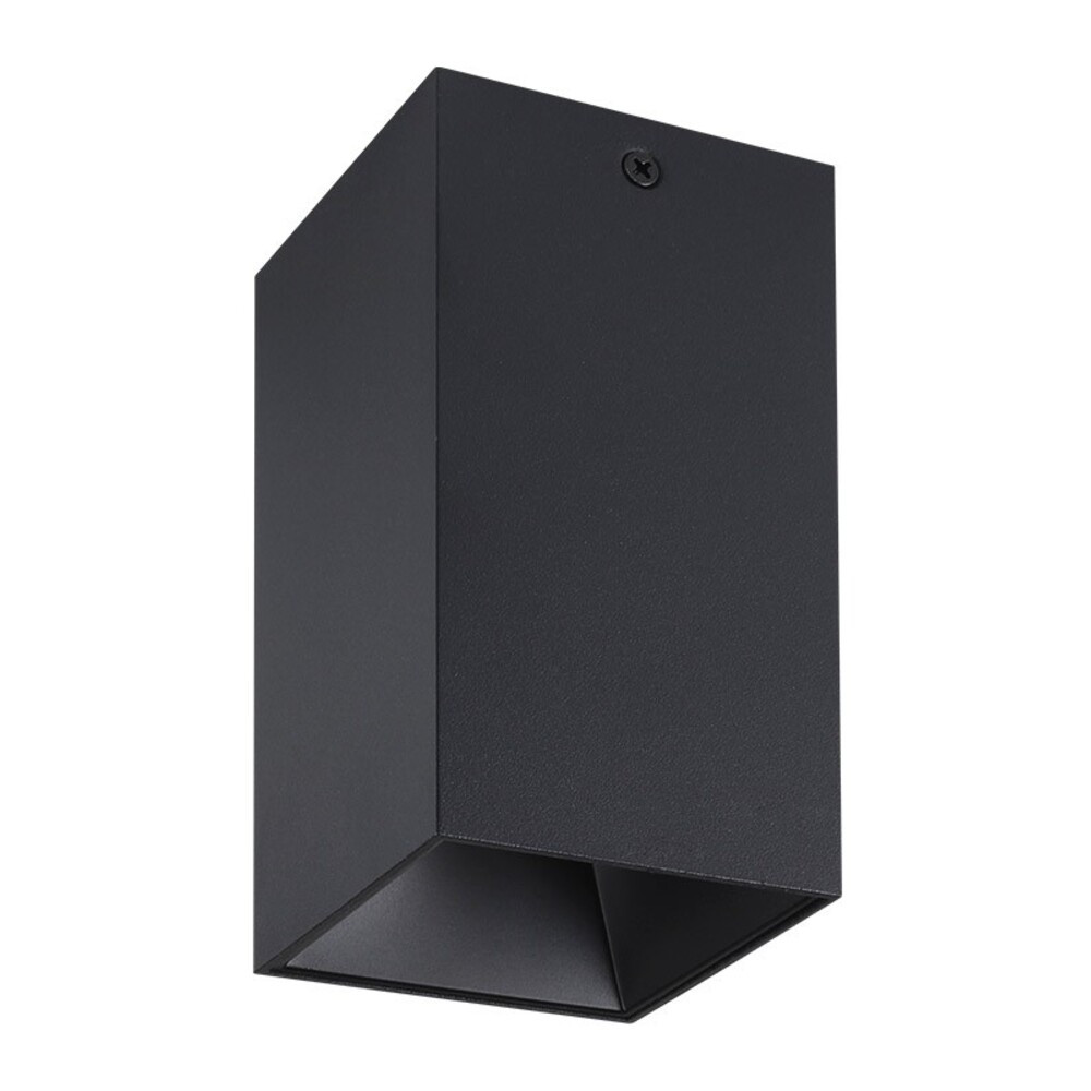 FINO-S GU10 14*8cm fekete+fekete reflektoros spot lámpatest 2026940 VITO