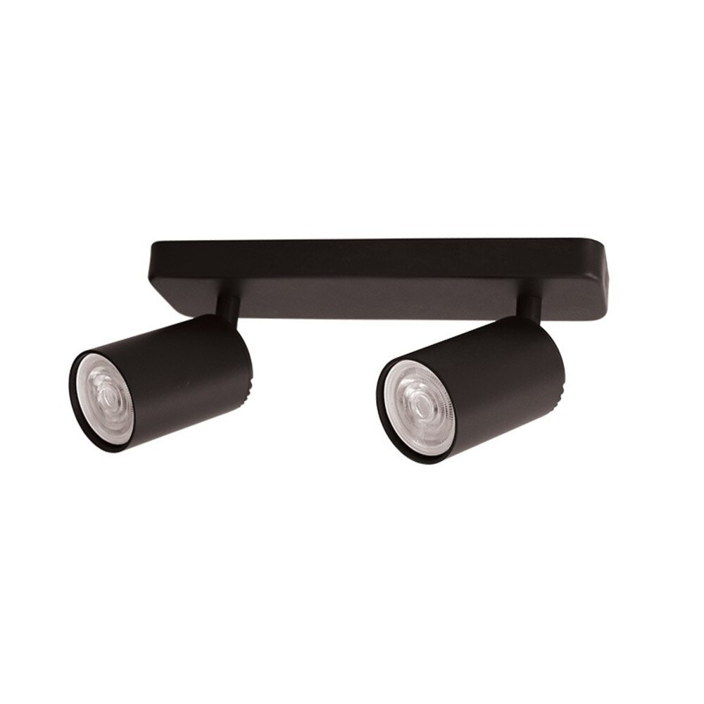 LUGO-2 GU10 fekete 250x125mm spot lámpatest 2102330 VITO