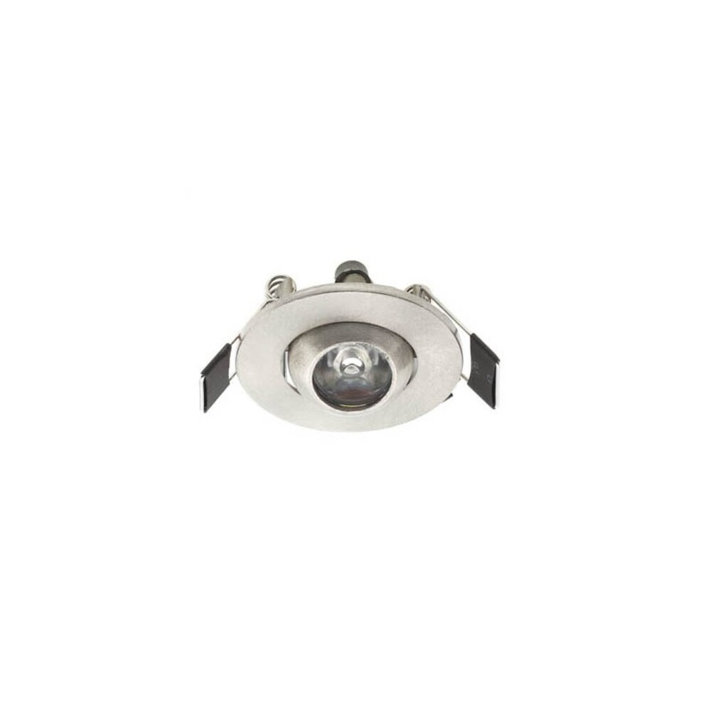 LED süllyeszthető spot lámpatest RITA 3 kerek 1W 98lm 3000K (meleg fehér) Φ53x30mm INOX 2021600 VITO