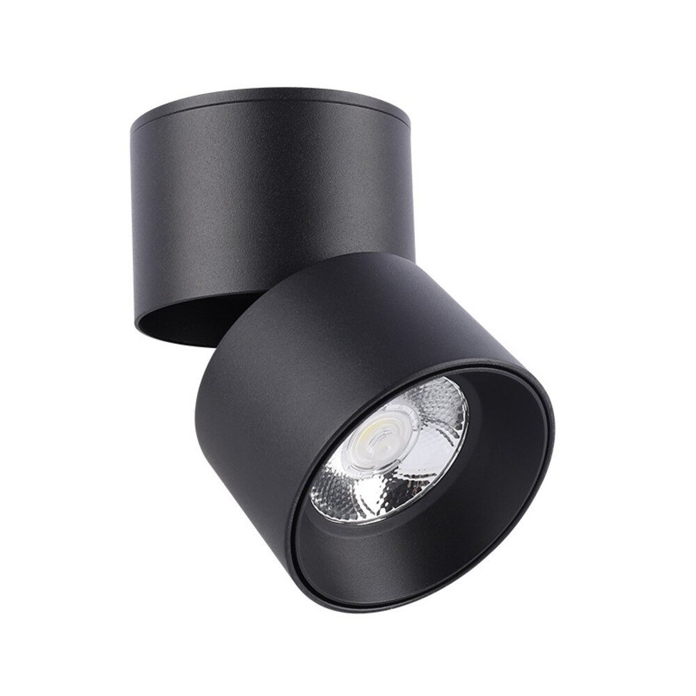 LED mennyezeti spot lámpa LAZY-10 10W 940lm COB 3000K Ø72X98 fekete 2102860 VITO