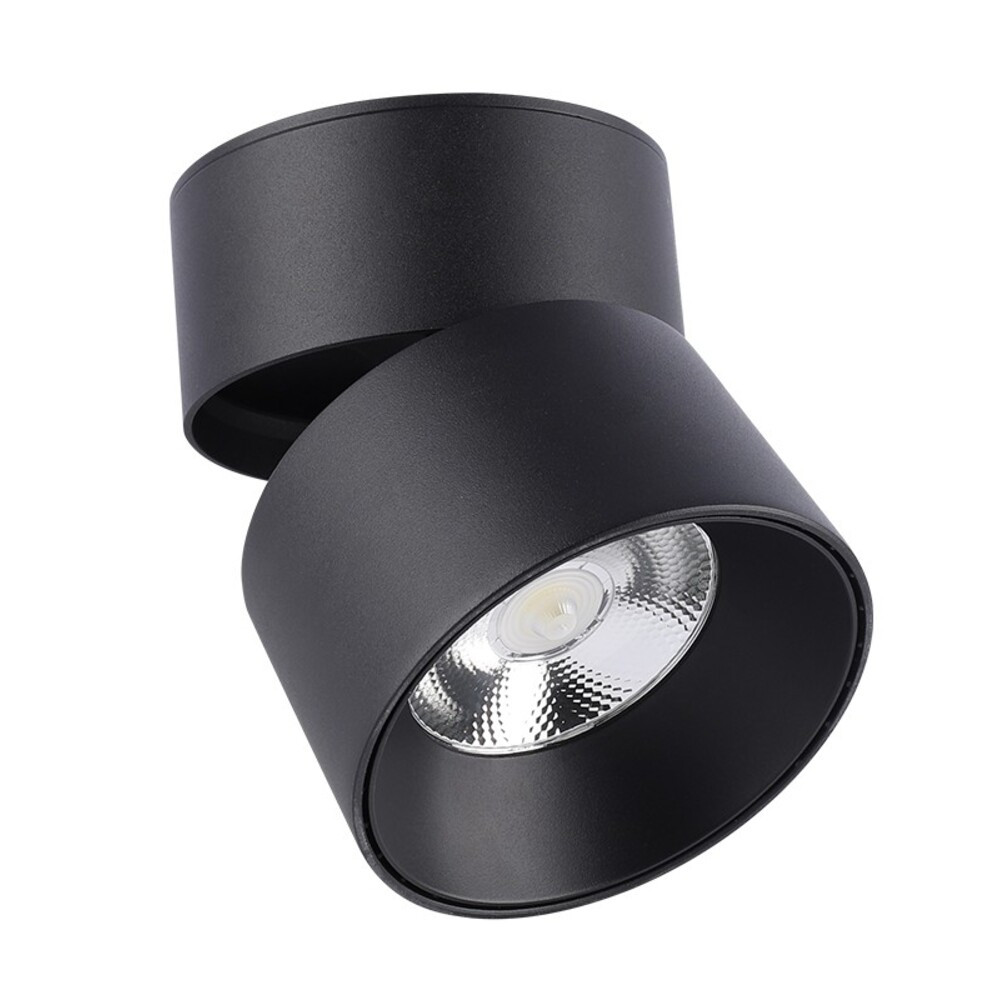 LED mennyezeti spot lámpa LAZY-20 20W 1900lm COB 4000K (természetes fehér) Ø93X110 fekete 2102910 VITO
