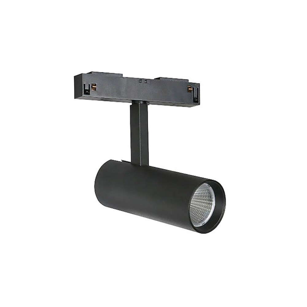 Mágneses sínes LED lámpa, track light MAGNA-S1 20W 1600lm 3000K (meleg fehér) 24° Φ60x140mm 48V fekete 2102140 VITO