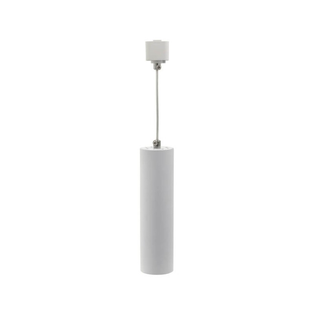 Sínes LED lámpa, track light GU10 monofázisú függeszték fehér LUMO P Φ55x200mm