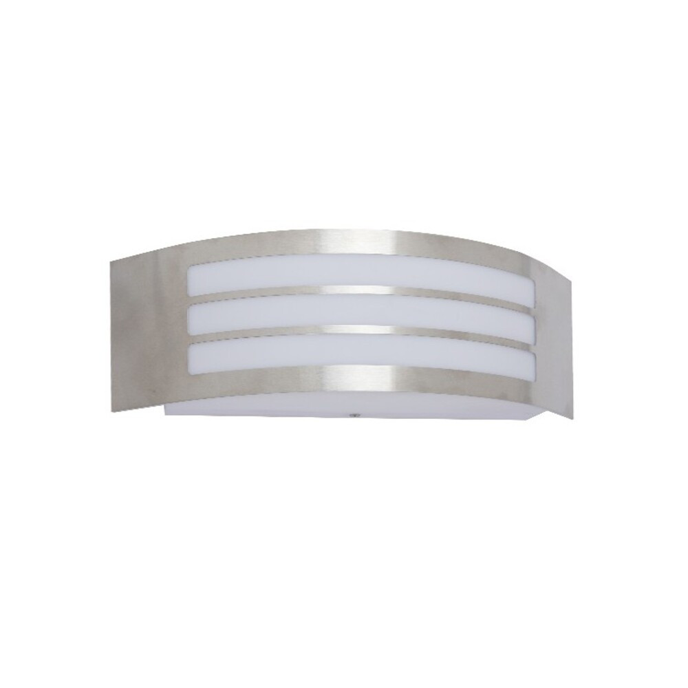 VALENCIA Kültéri Fali Lámpa 1xE27 IP44 315x90x100 Nikkel