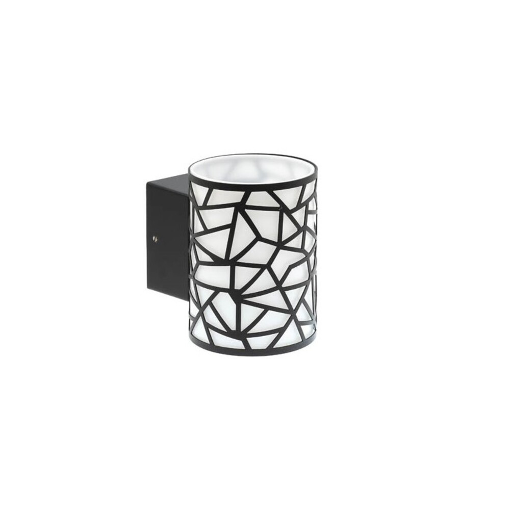 LED kültéri fali lámpa BILBAO-W1 8W 300lm 4000K (természetes fehér) IP44 Φ89x124x120mm fekete-fehér 3241440 VITO