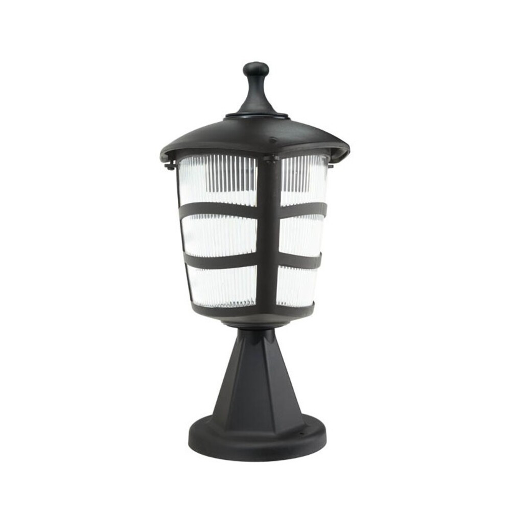 Kültéri kerti lámpa BARI-34 E27 fekete IP44 műanyag Φ180x340mm fekete 3241960 VITO