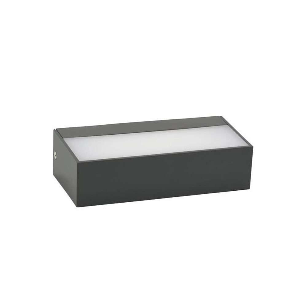 LED kültéri fali lámpa ADRIA WL2 10W 650lm 4000K (természetes fehér) IP65 170x80x46mm fel-le világító antracit 3230470 VITO