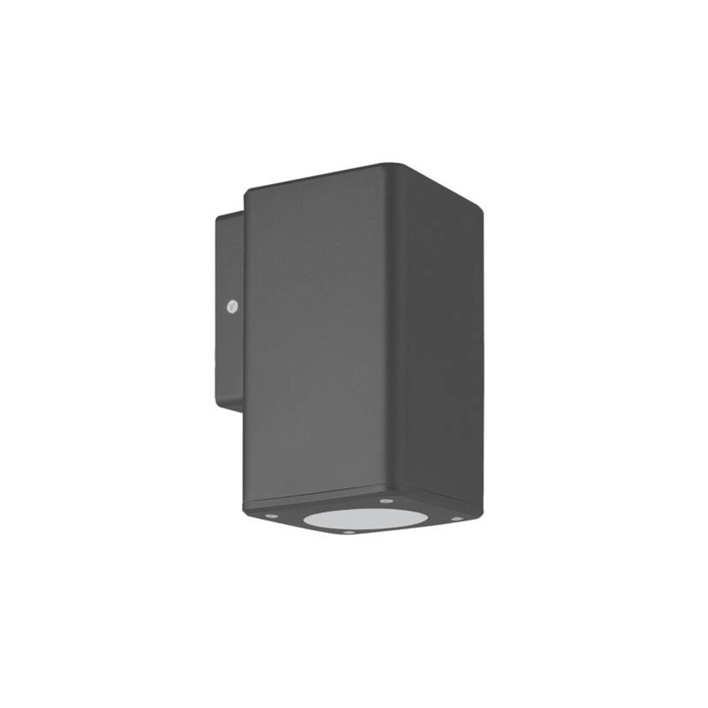 Kültéri fali lámpa ADRIA SQ1 GU10 76x148x99mm IP54 műanyag antracit 3230590 VITO