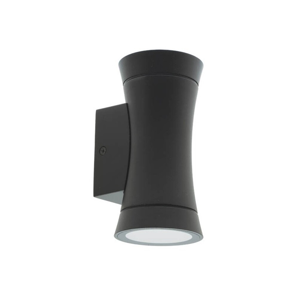 MULIER 2D GU10 kültéri fali lámpa Φ70x148x87mm IP44 fekete 3230300 VITO