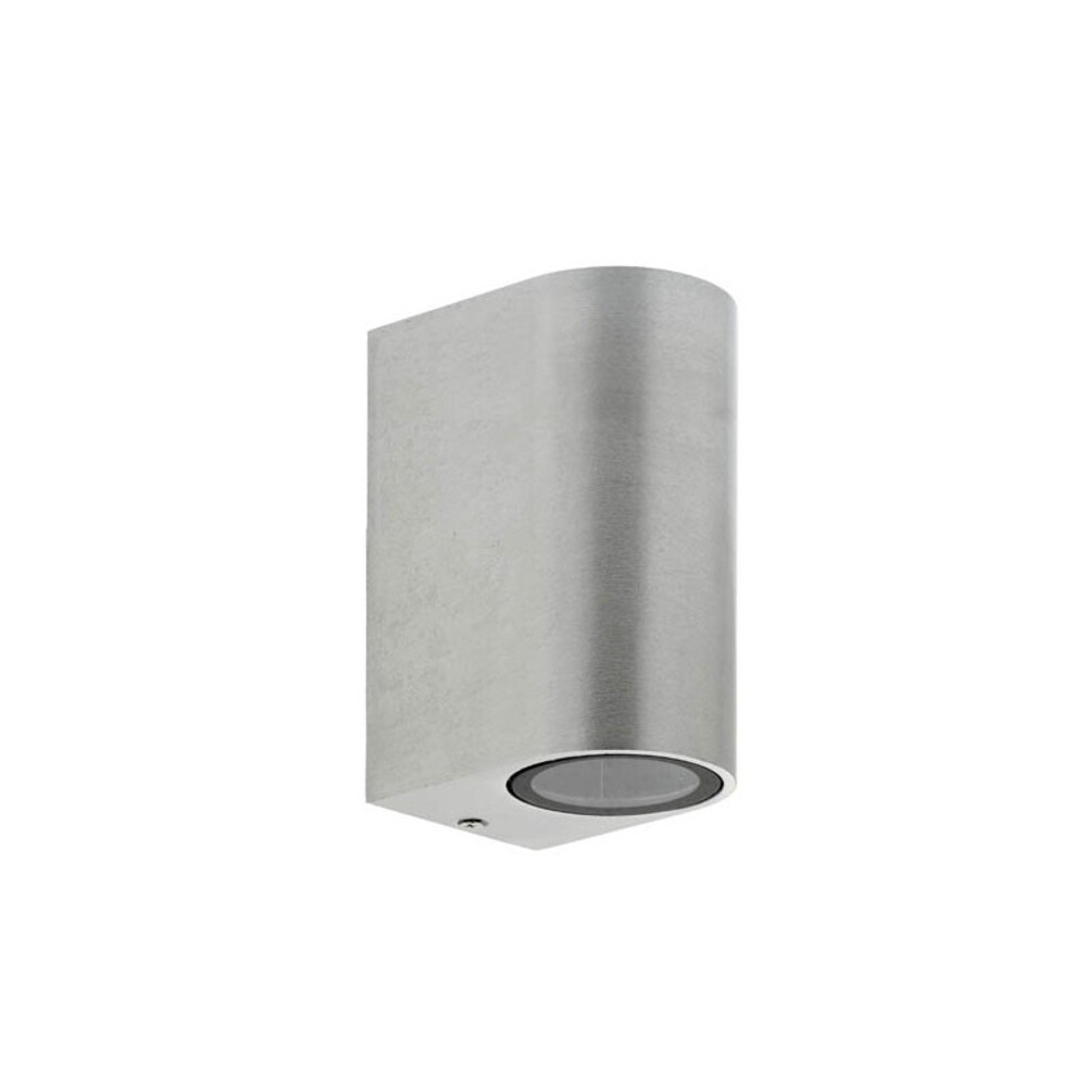 SPIDER 2D kültéri fali lámpa GU10 98x145x67mm IP44 fel-le világító alumínium nikkel 3230060 VITO