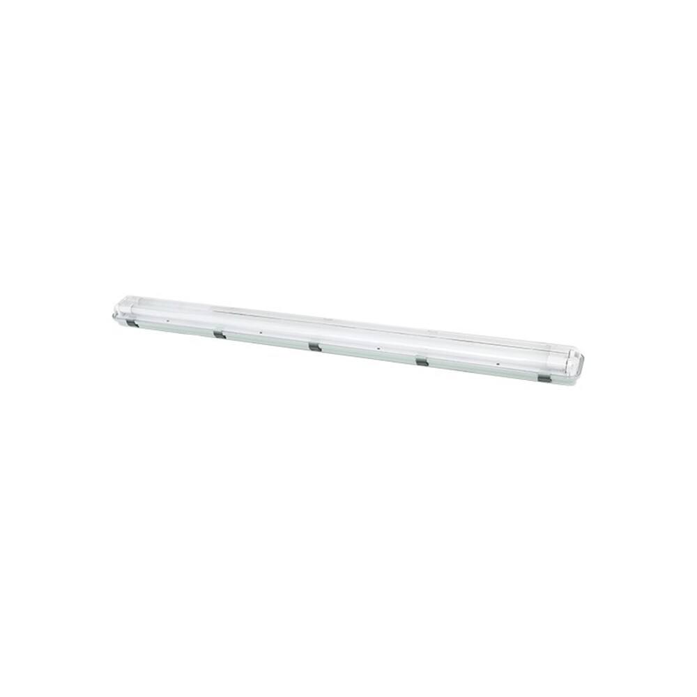 VIGO pormentes lámpatest 2 x T8 G13 LED fénycsőhöz egyoldali betáplálással 1262x100x76mm szürke 3310730 VITO