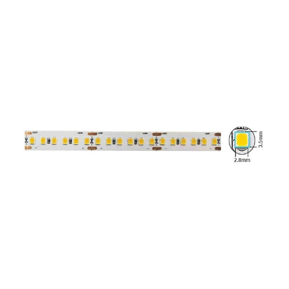SMD LED szalag LEDStrip+ 24V 180x2835 18W/m 6000K 1840lm/m IP20 3m ragasztó 10mm 5m/tekercs vághatóság 3,33cm 5540640 VITO