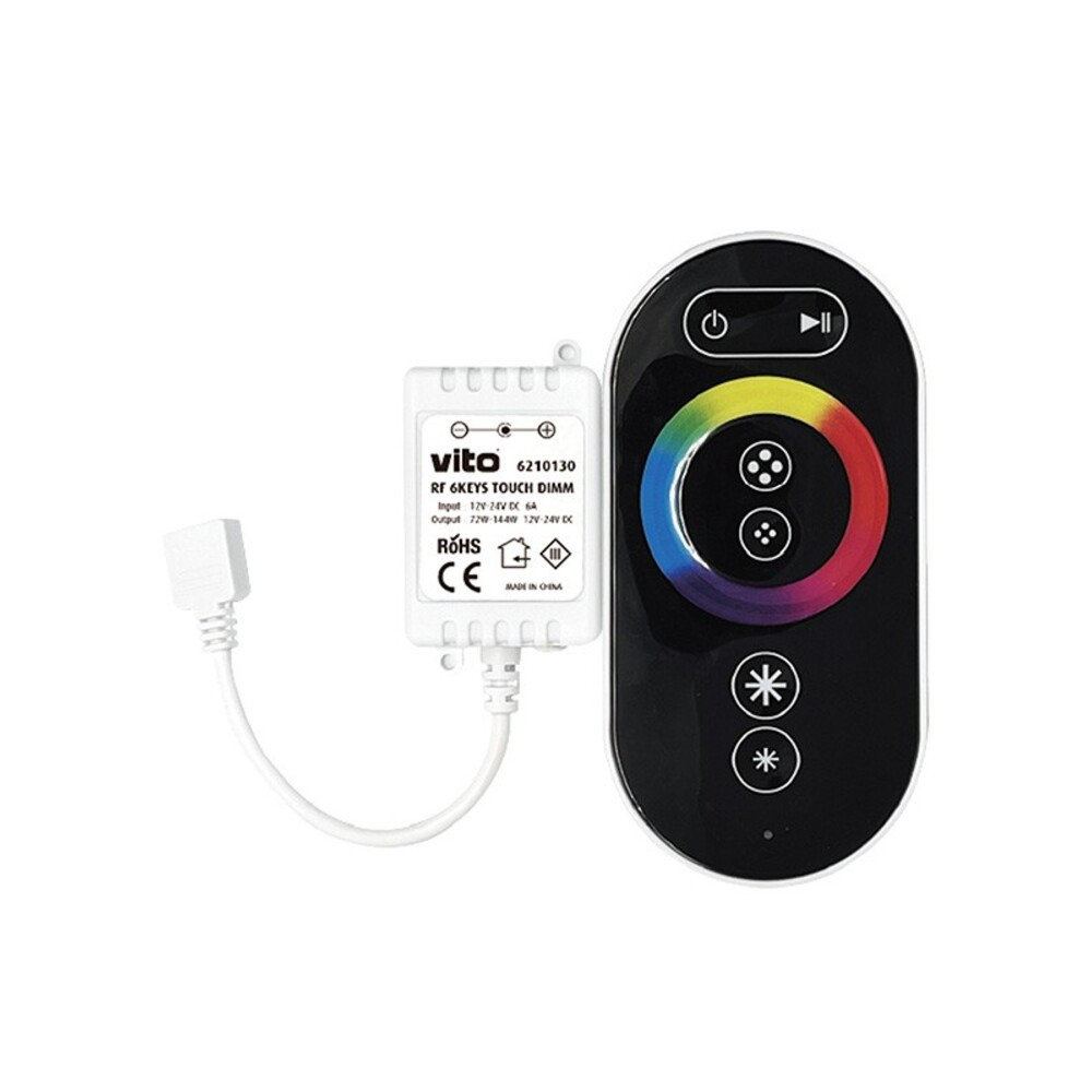 RF érintős RGB LED szalag vezérlő MAESTRO-4 12-24V DC max. 144W 6210130 VITO