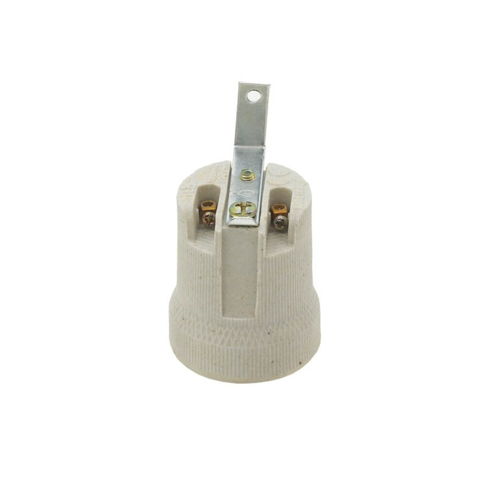 E27 porcelán foglalat fém rögzítővel 7320040 VITO