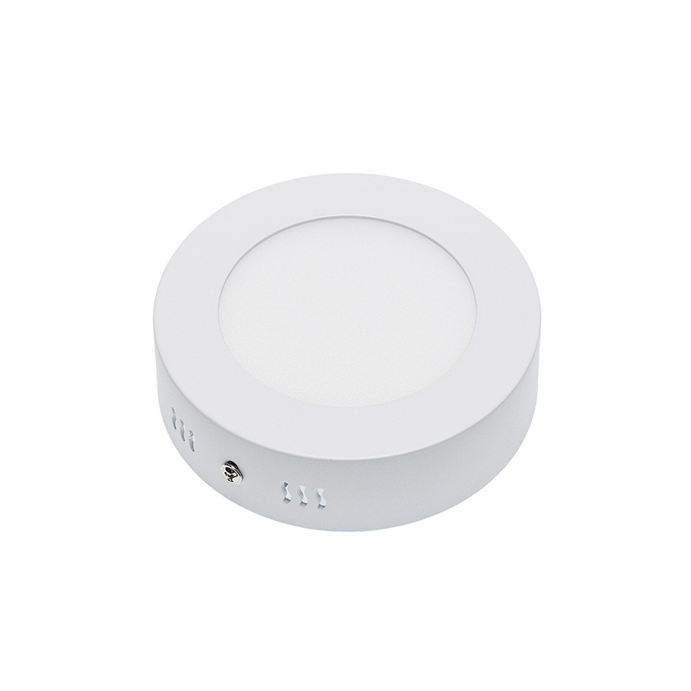 LED felületre szerelhető, kerek panel ac85-260v, 6W, 2800K, meleg fehér, 480 lm, Optonica, 2403