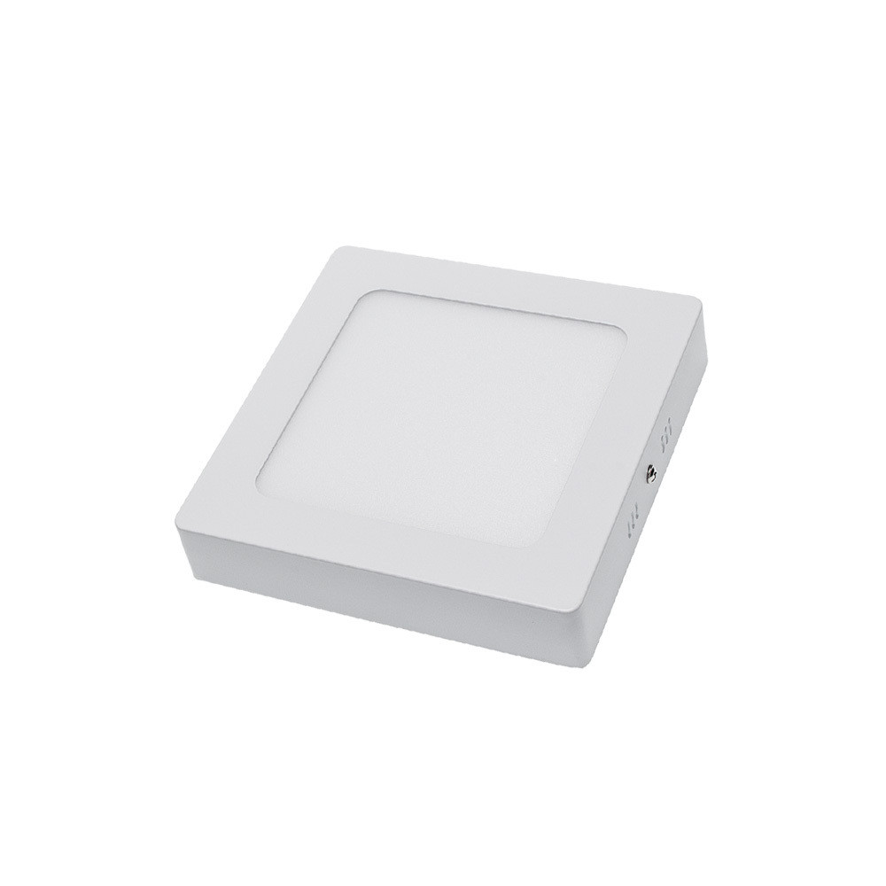 LED felületre szerelhető panel, négyzet alakú, ac85-260v, 12W, 2800K, meleg fehér, 960 lm, Optonica, 2418