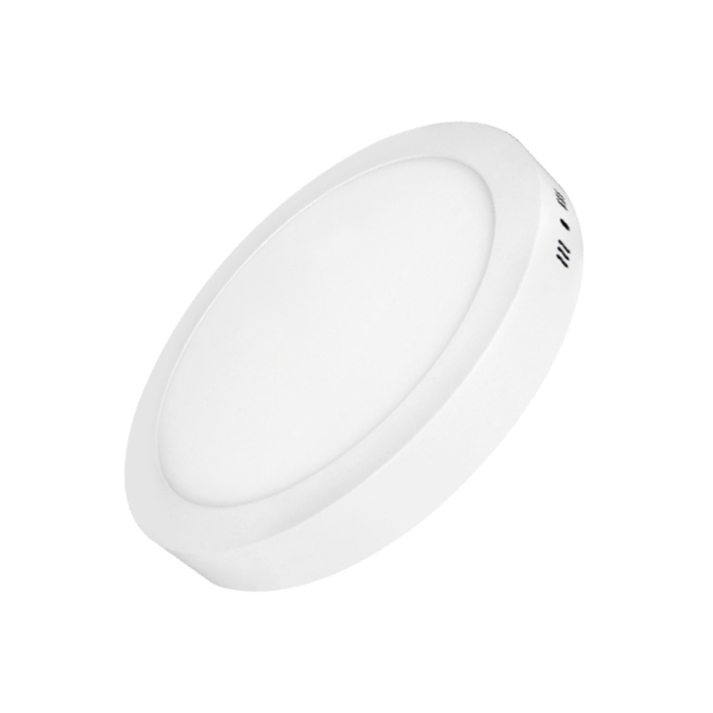 LED háttérvilágítású felületi mini kerek panel, 6W, 6000K, hideg fehér, 360 lm, Optonica, 2975