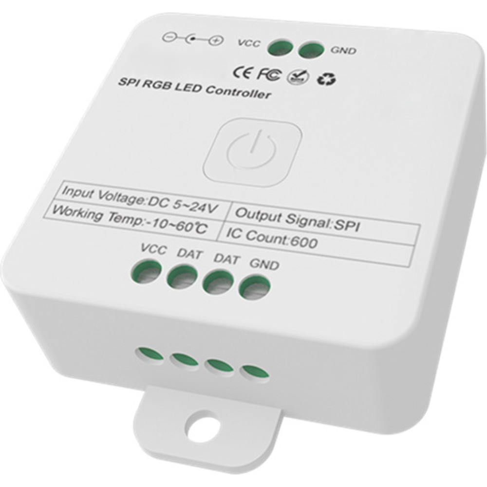 Spi RGB LED vezérlő, bluetooth vezérlés APP-on keresztül: BanlanX, Optonica, 6333