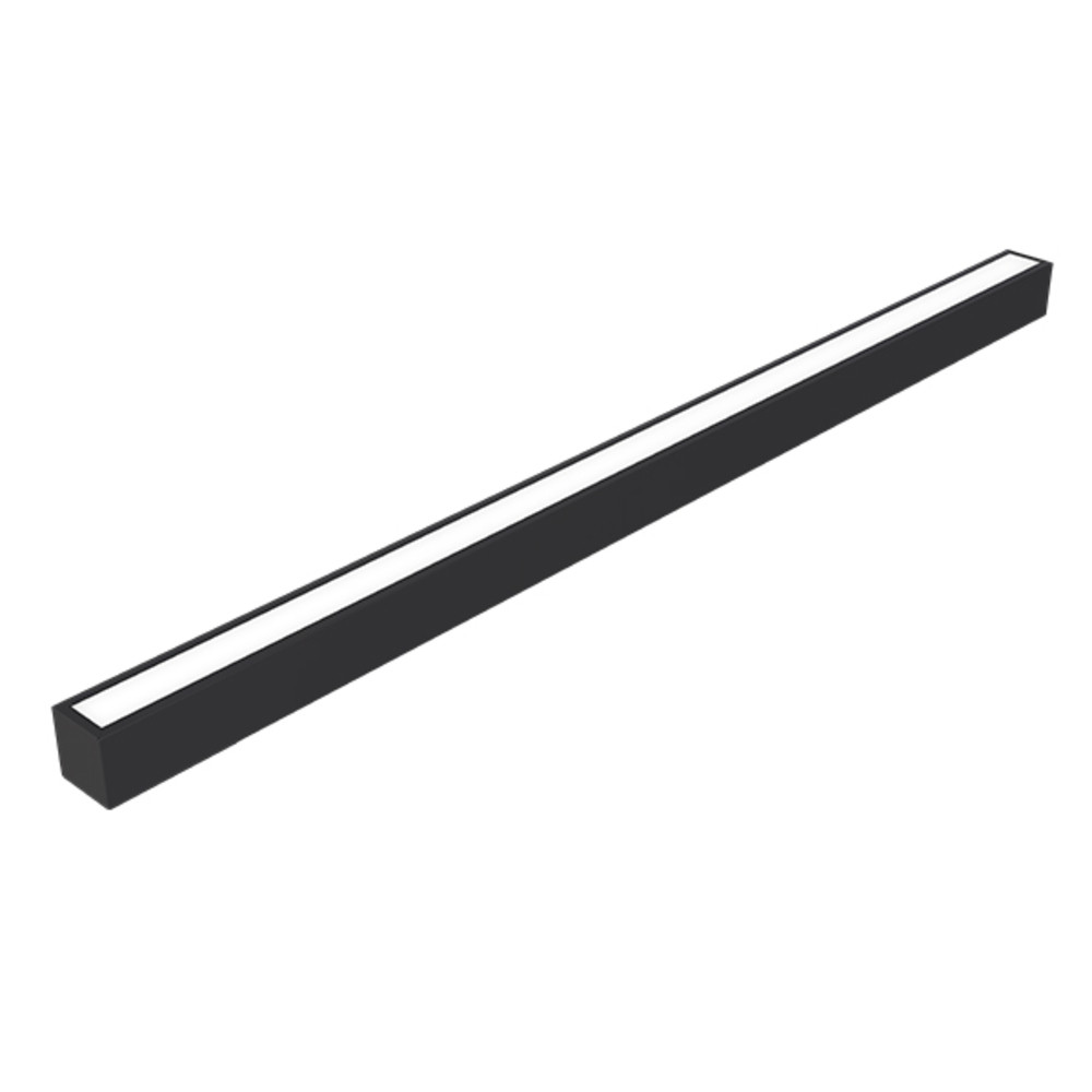 LED lineáris függesztett lámpatest feketetel - 3 év garancia, 40W, 4000K, természetes fehér, 4400 lm, Optonica, 5478