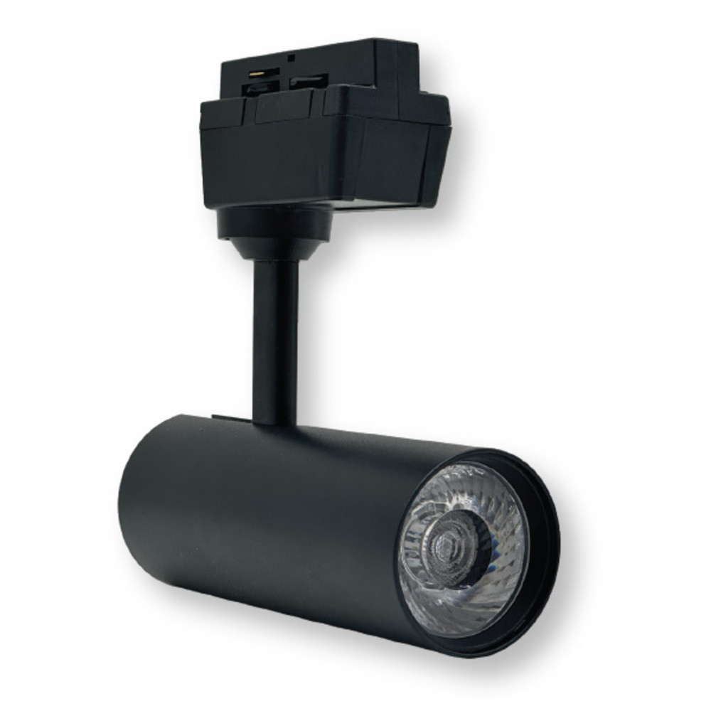 LED sínlámpa 12w 220v bridgelux cob chip feketetel, 2700K, meleg fehér, 1200 lm, Optonica, 15102