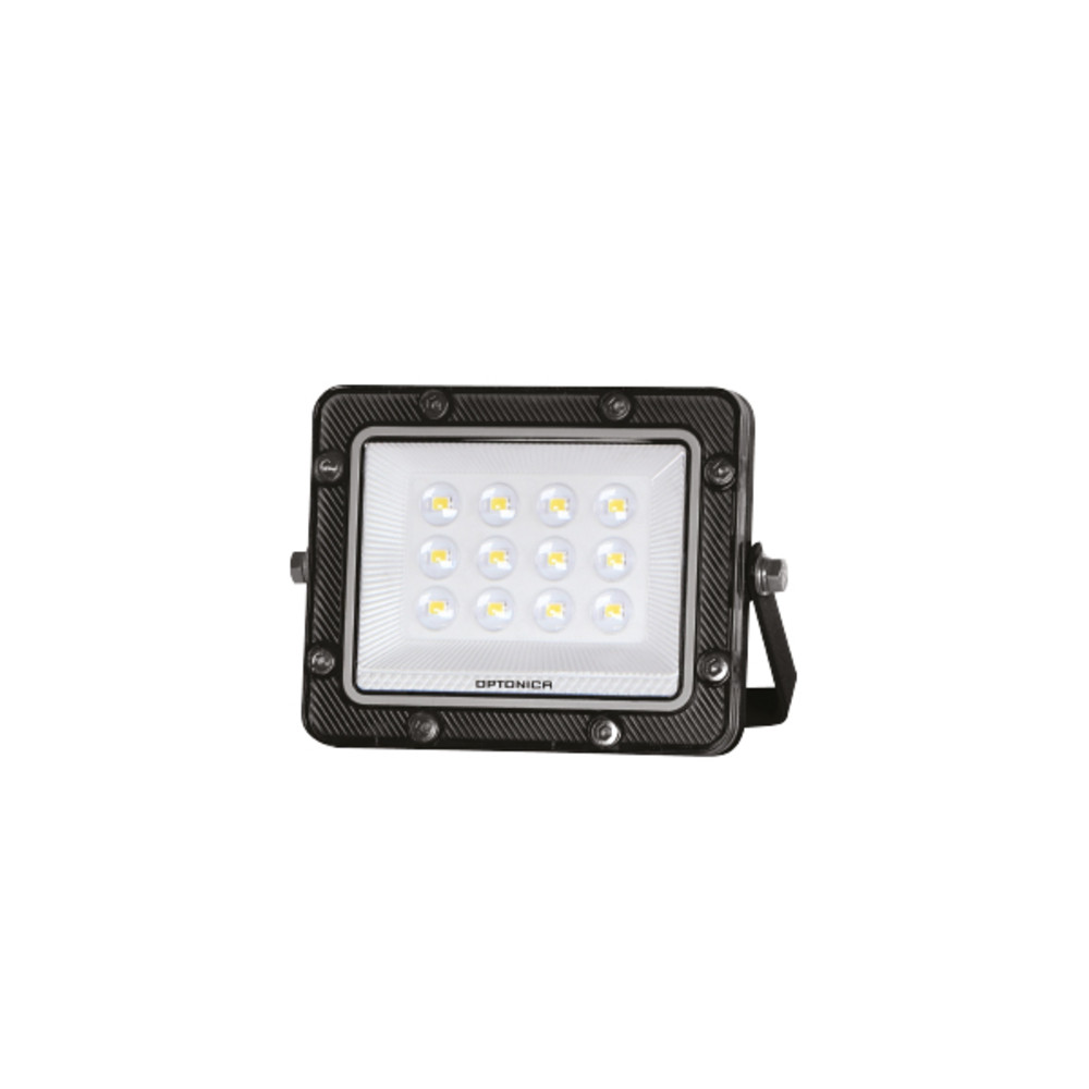 LED smd reflektor feketetel, IP65 - LUMILEDS chip, 10W, 4000K, természetes fehér, 1000 lm, Optonica, 15875