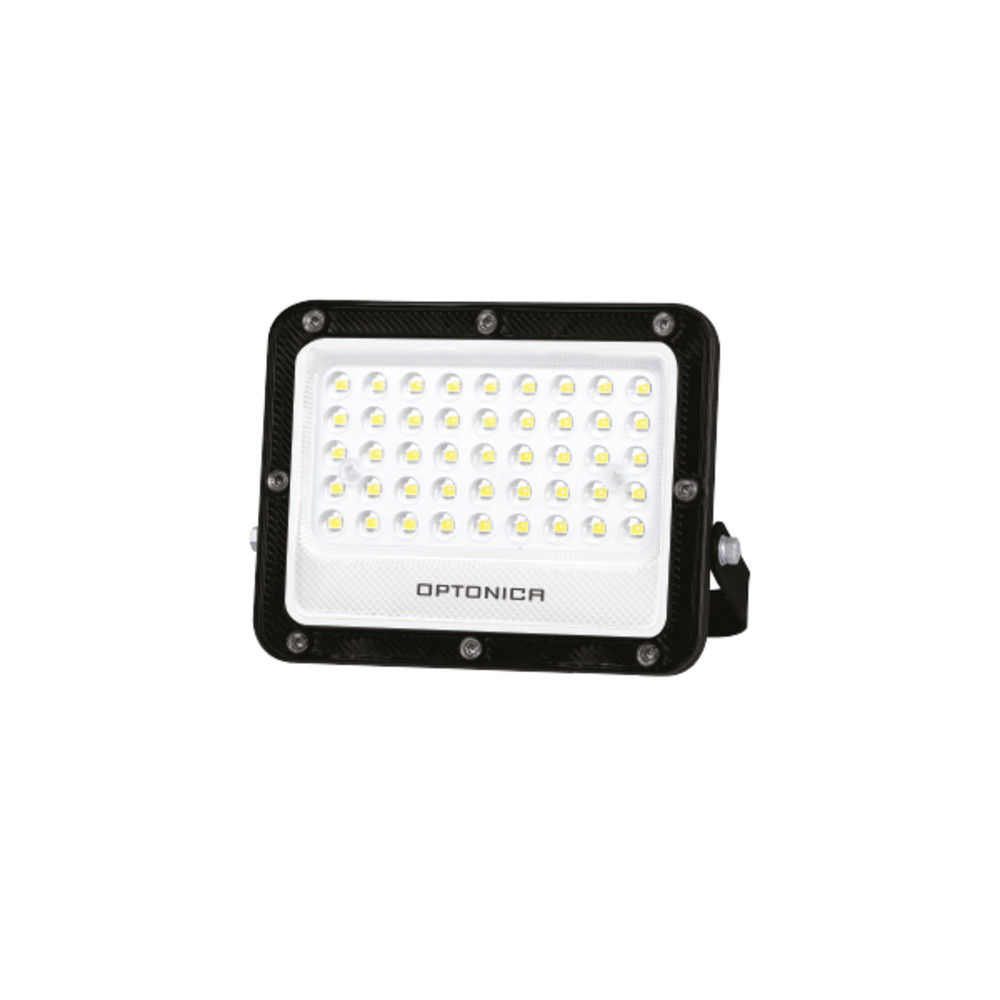 LED smd reflektor feketetel, IP65 - LUMILEDS chip, 30W, 6000K, hideg fehér, 3000 lm, Optonica, 15880