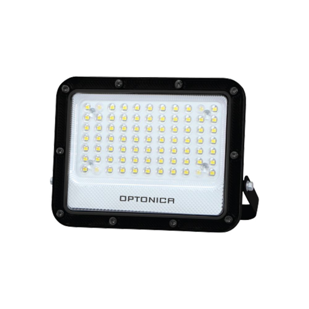 LED smd reflektor feketetel, IP65 - LUMILEDS chip, 50W, 6000K, hideg fehér, 5000 lm, Optonica, 15883