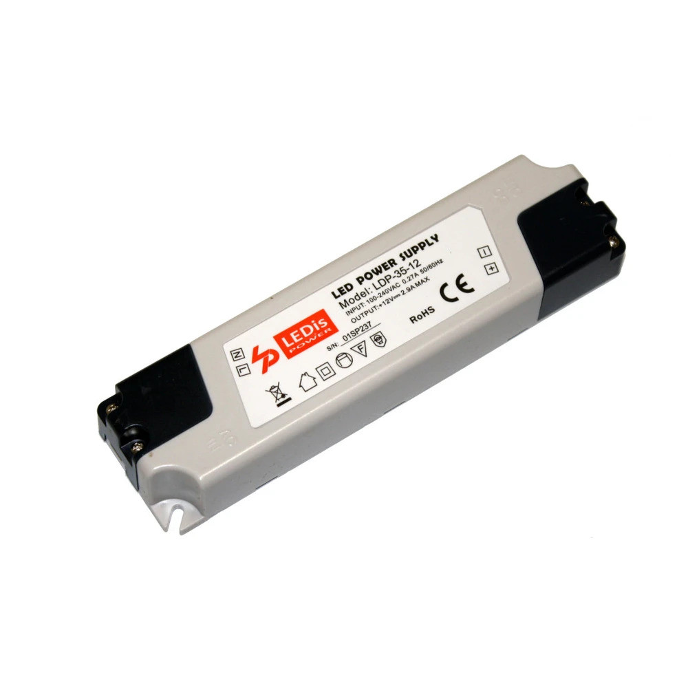 LEDis sorkapcsos LED tápegység, 12V / 35W