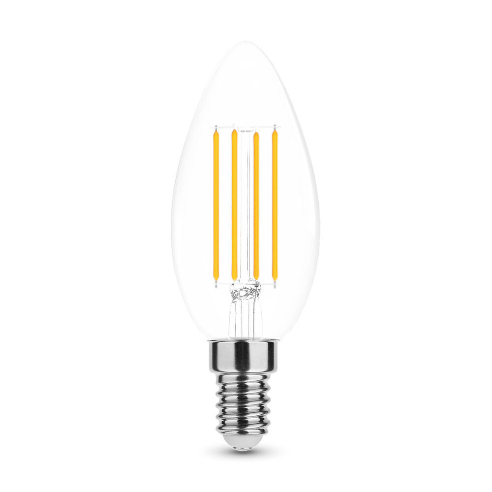 Modee LED Izzó Filament Gyertya C35 7W E14 360° 2700K (806 lumen) dimm. ERP