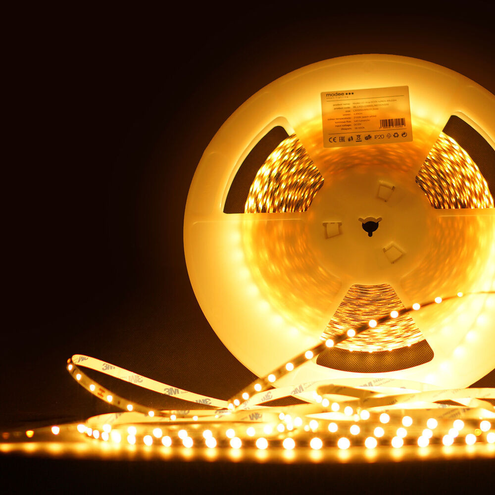Modee LED Szalag Szilikon DC12V 4,8W/m 60LED/m 8mm IP65 2700K (540 lumen/m) B20