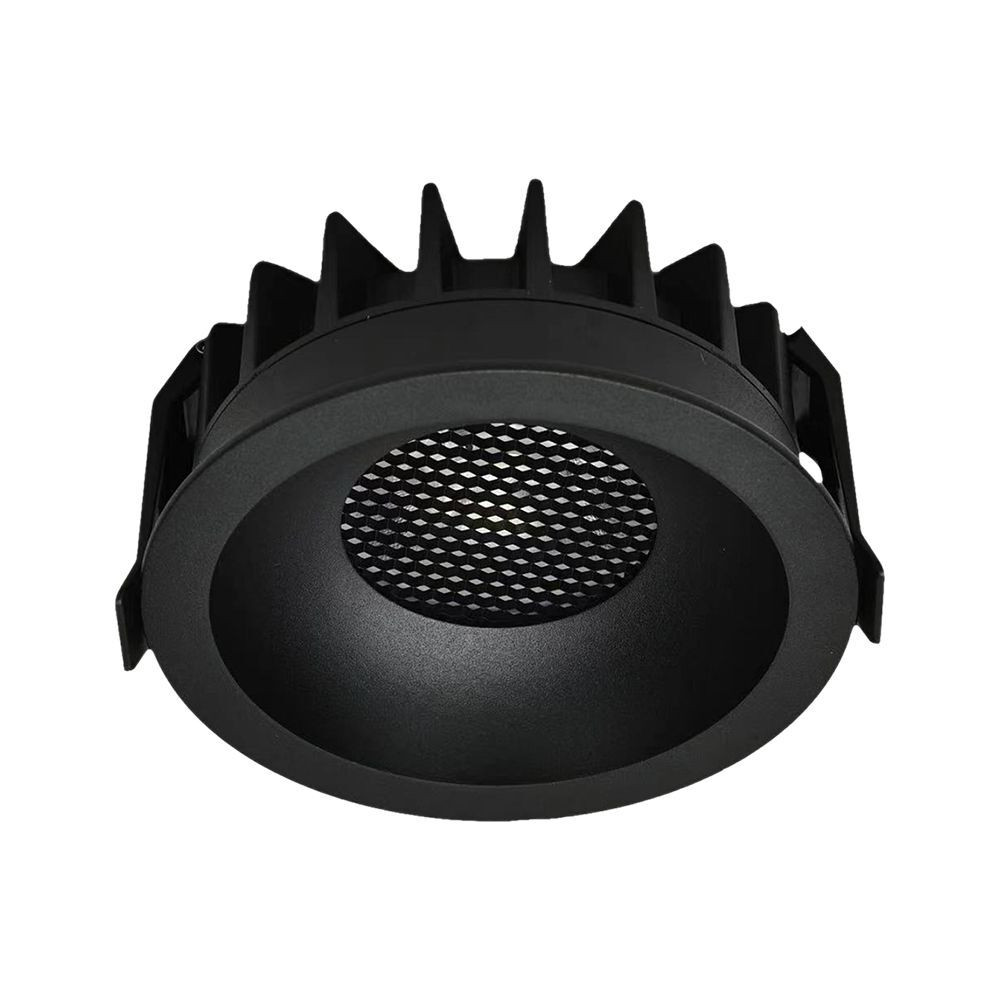 LED-es mélysugárzó Bridgelux chipes méhsejt diffúzoros, 18w, CCT, 1860lm, 24°, fekete, CRI>90, V-TAC, 23673