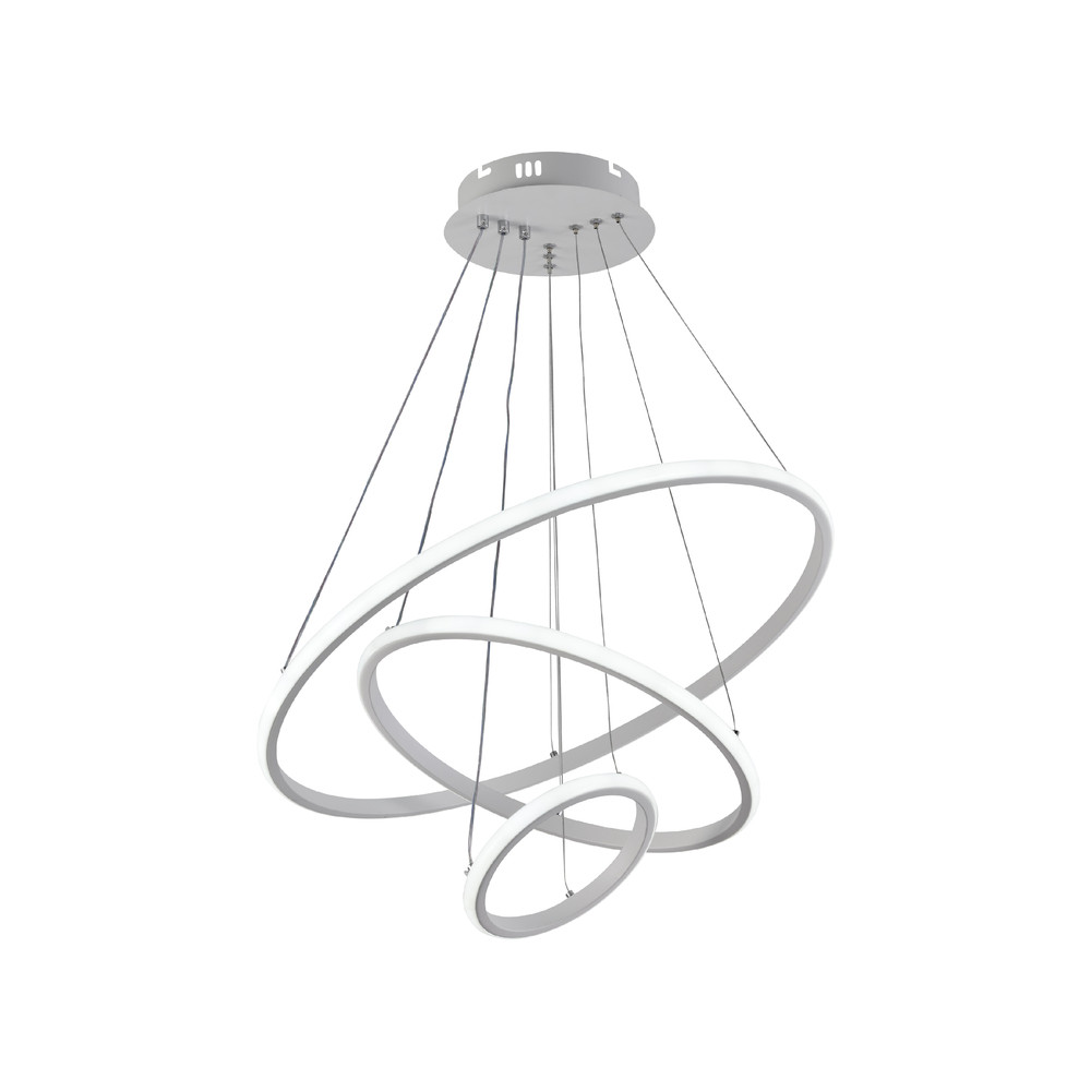 LED függesztett lámpa CCT 78w fehér szabályozható + távirányító, dimmelhető, 4480 lm, Optonica, 19004