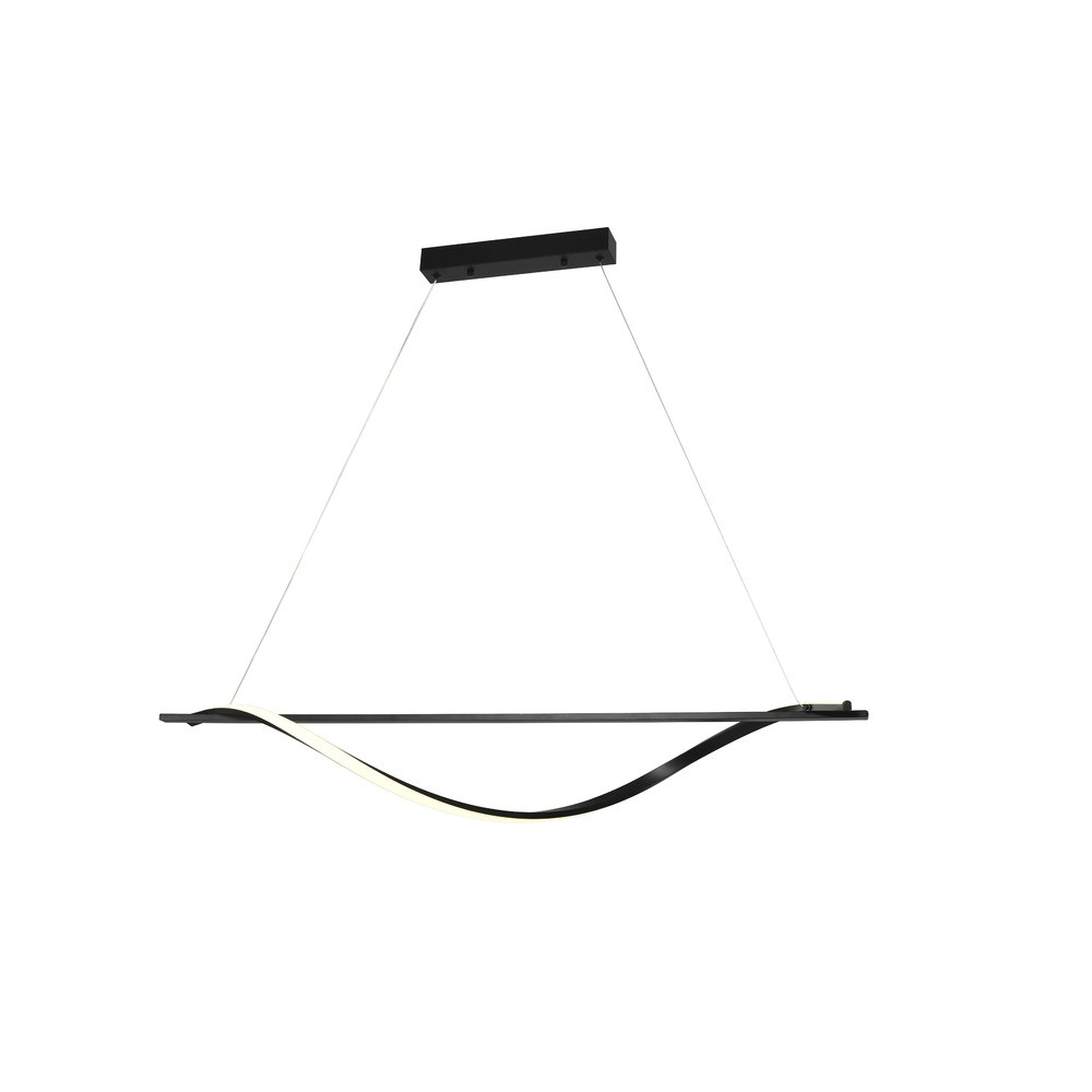 LED függesztett lámpa 17w homokfekete, 3000K, meleg fehér, 1360 lm, Optonica, 19037