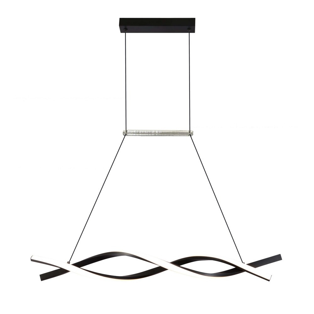 LED függesztett lámpa 28w homokfekete, 3000K, meleg fehér, 2240 lm, Optonica, 19038