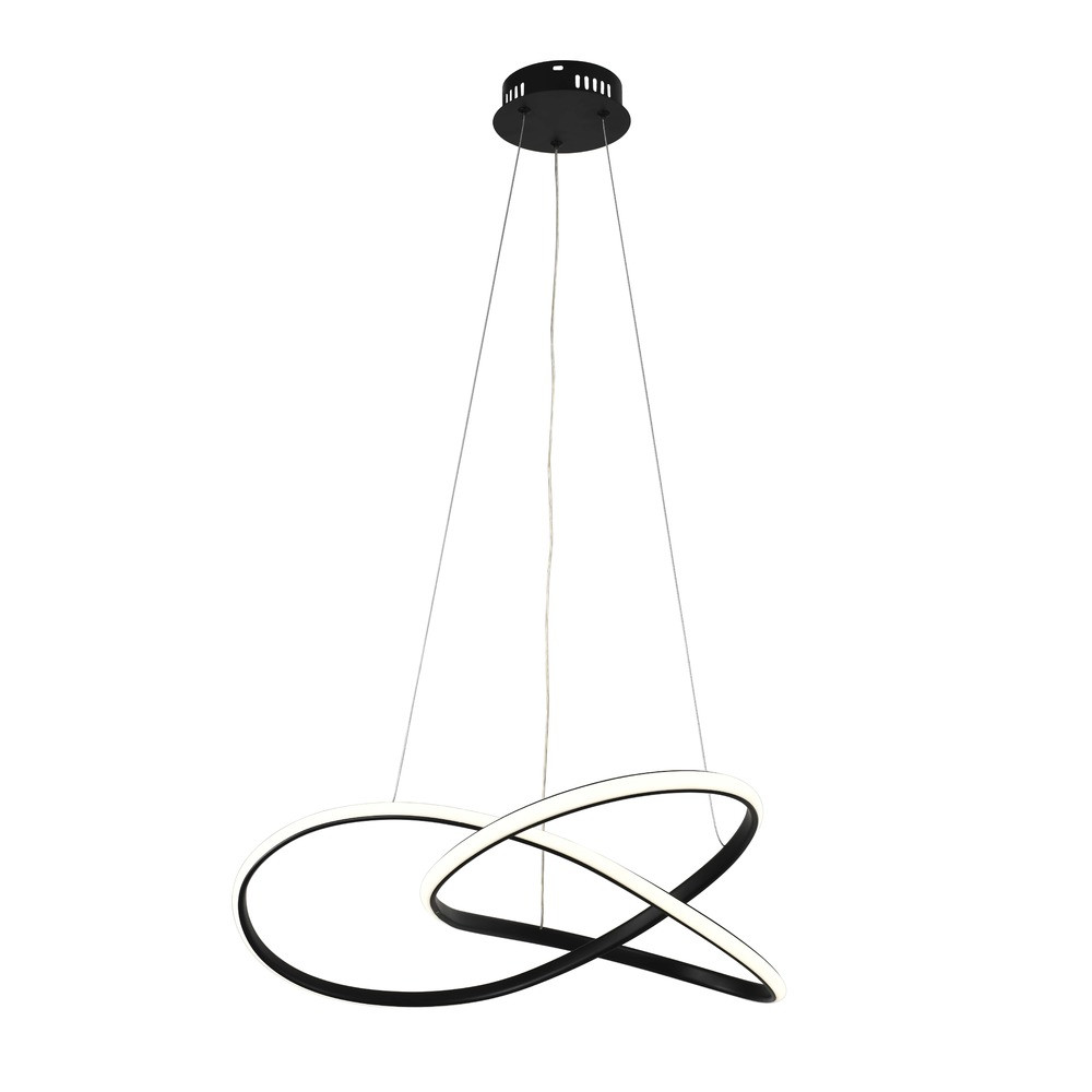 LED függesztett lámpa 30w homokfekete, 3000K, meleg fehér, 2400 lm, Optonica, 19042
