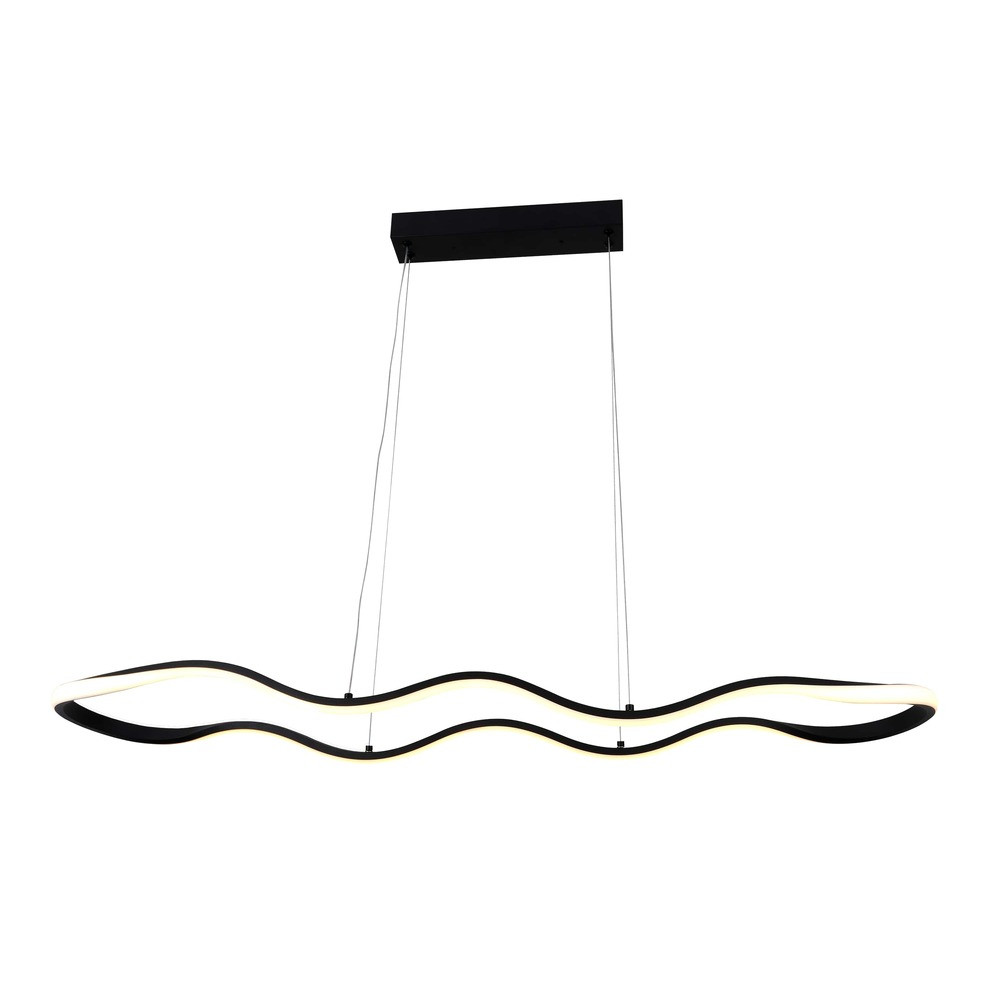 LED függesztett lámpa 24w homokfekete, 3000K, meleg fehér, 1920 lm, Optonica, 19045