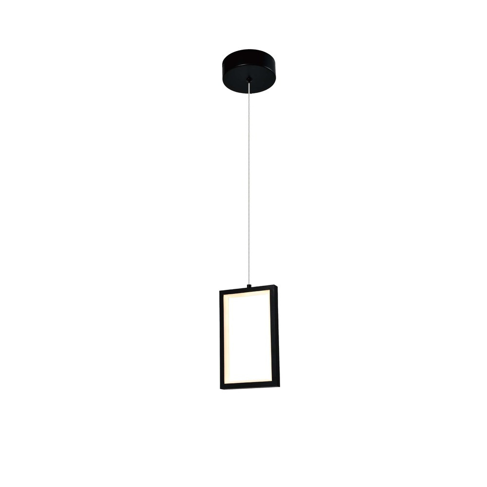 LED függesztett lámpa 4w homokfekete, 3000K, meleg fehér, 320 lm, Optonica, 19049