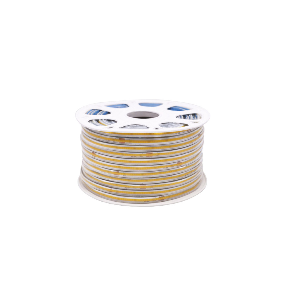 LED szalag cob 220v 10w/m 360LED/m cob ..., 3000K, meleg fehér, dimmelhető, 850 lm, IP65, Optonica, 4959
