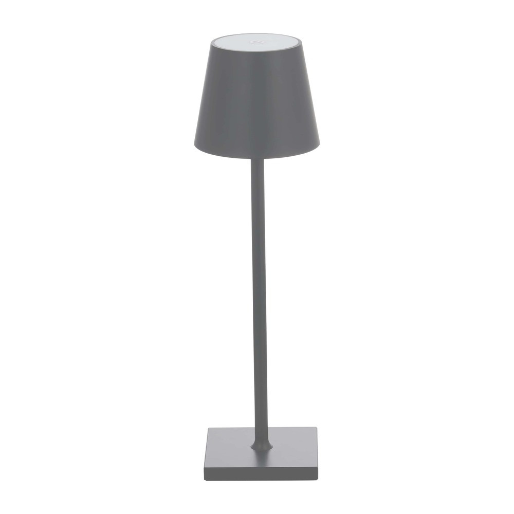 LED asztali lámpa 2,5w CCT fényerőszabályozható szürke, dimmelhető, 230 lm, IP44, Optonica, 269