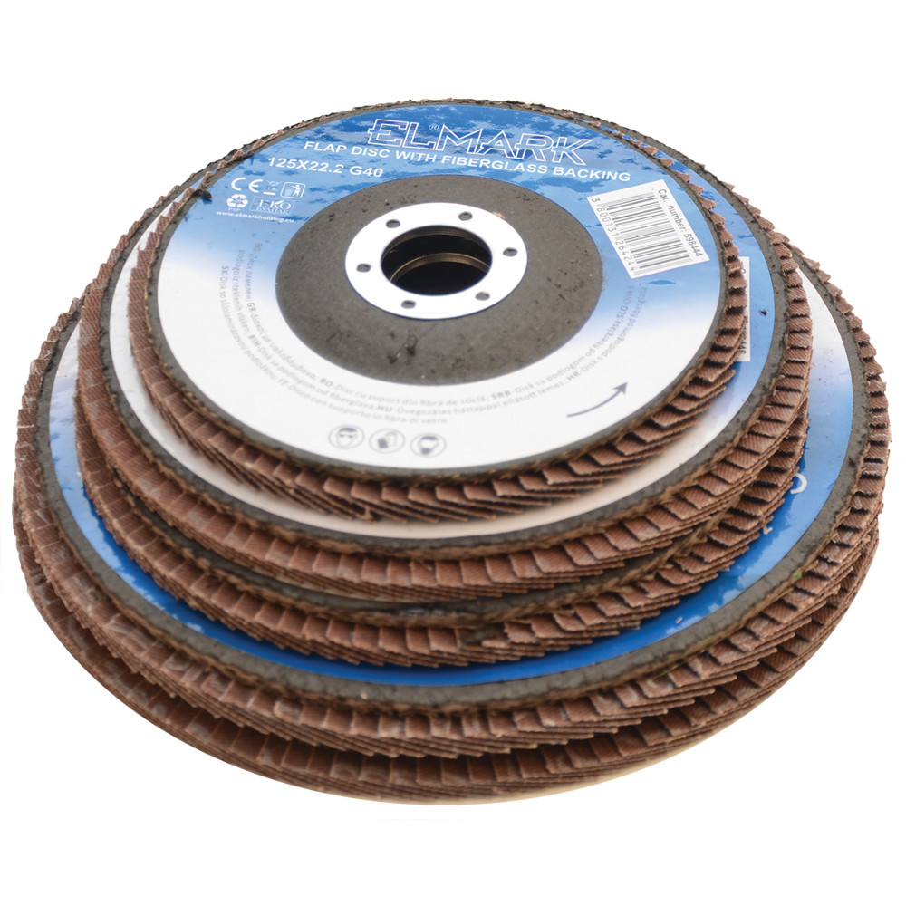ELMARK FLAP DISC ÜVEGSZÁLAS HÁTLAPPAL 180X22.2 G120