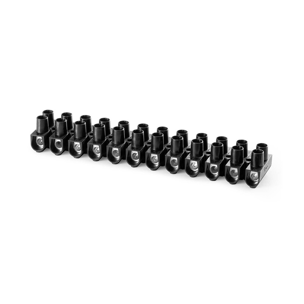 TERMINAL BLOCK 4MM2 HF 125°C PA6, BLACK