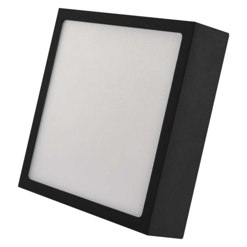 LED felületi lámpatest NEXXO, négyzet, fekete, 12,5W, CCT, 1100, 220–240V, CRI> 80, IP40/IP20, EMOS, ZM6333