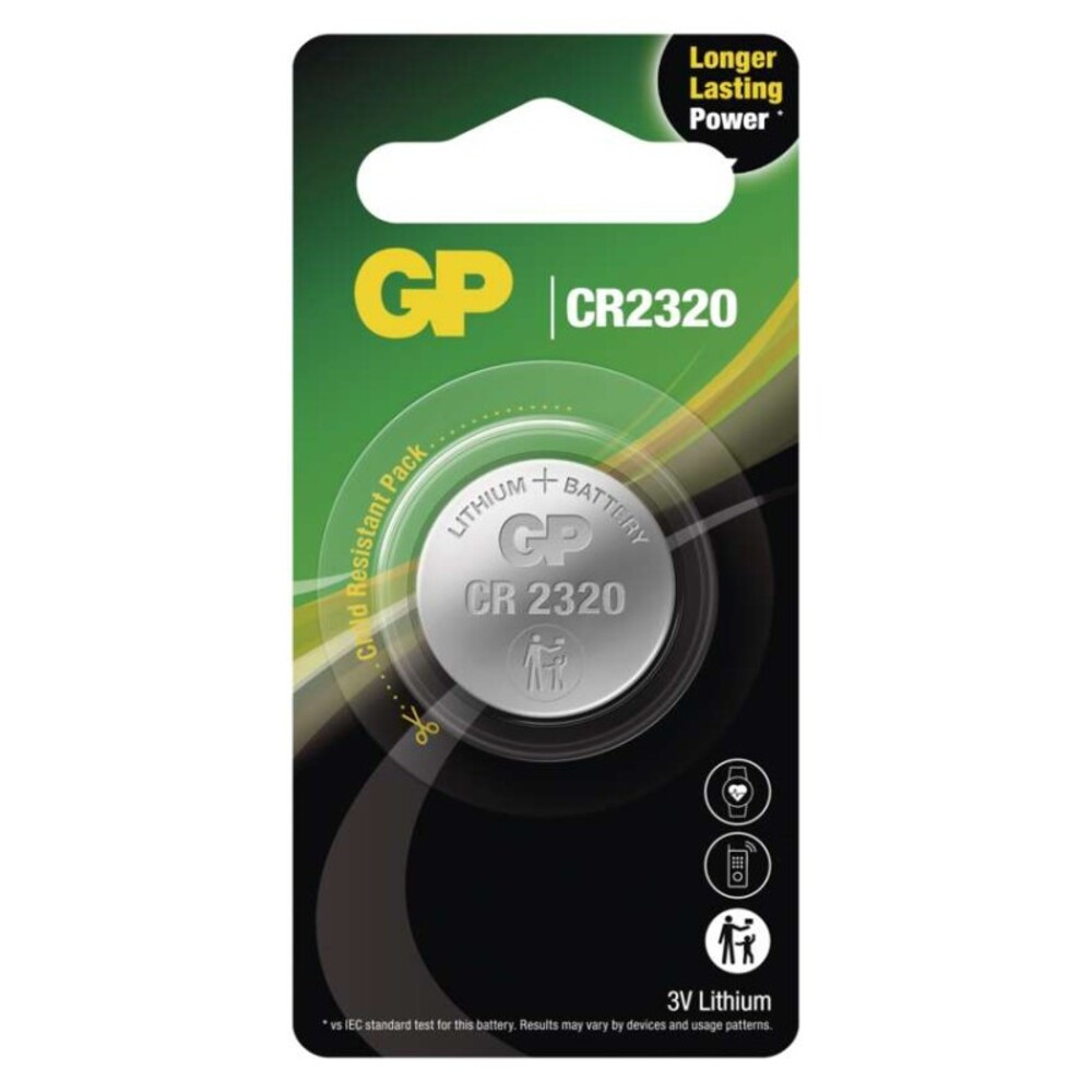 GP Lítium gombelem CR2320 1db/bliszter, 3V, B15451