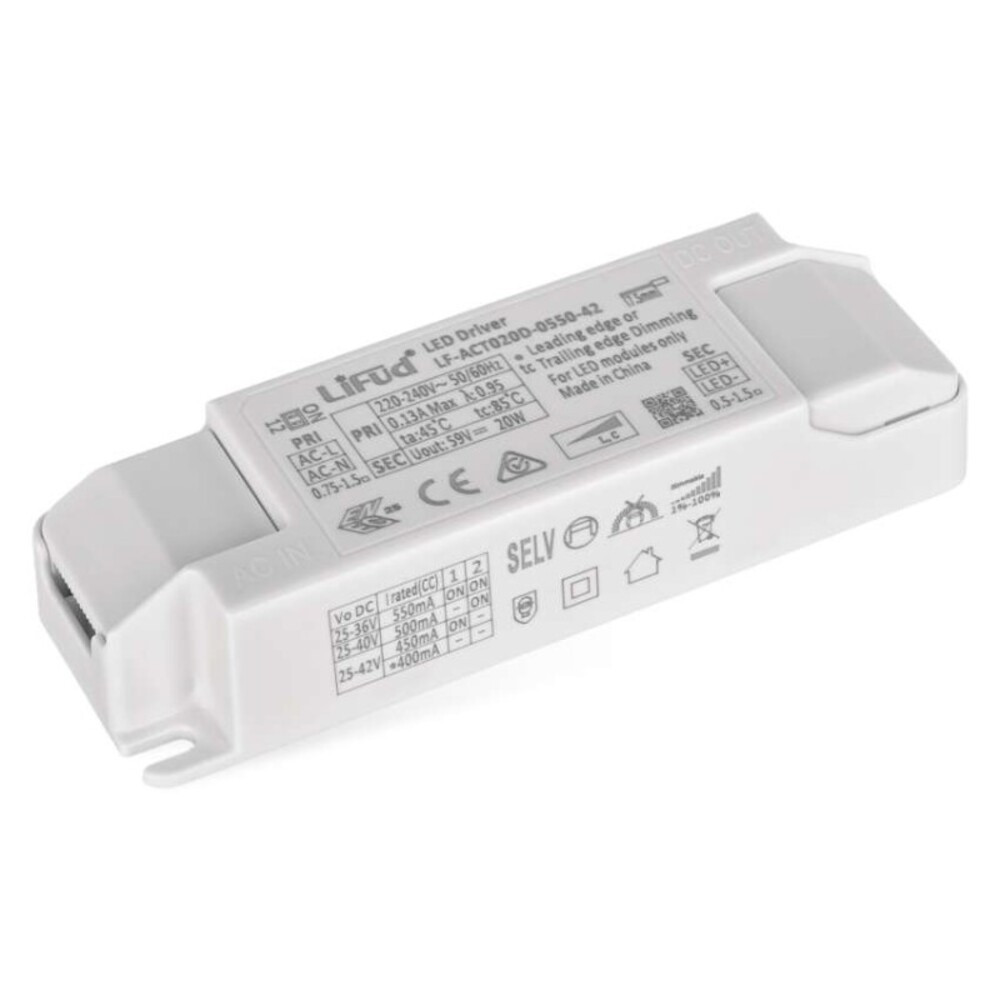 Triac dimmelhető meghajtó LED lámpatesthez 550mA 20W, EMOS, ZZ2055T