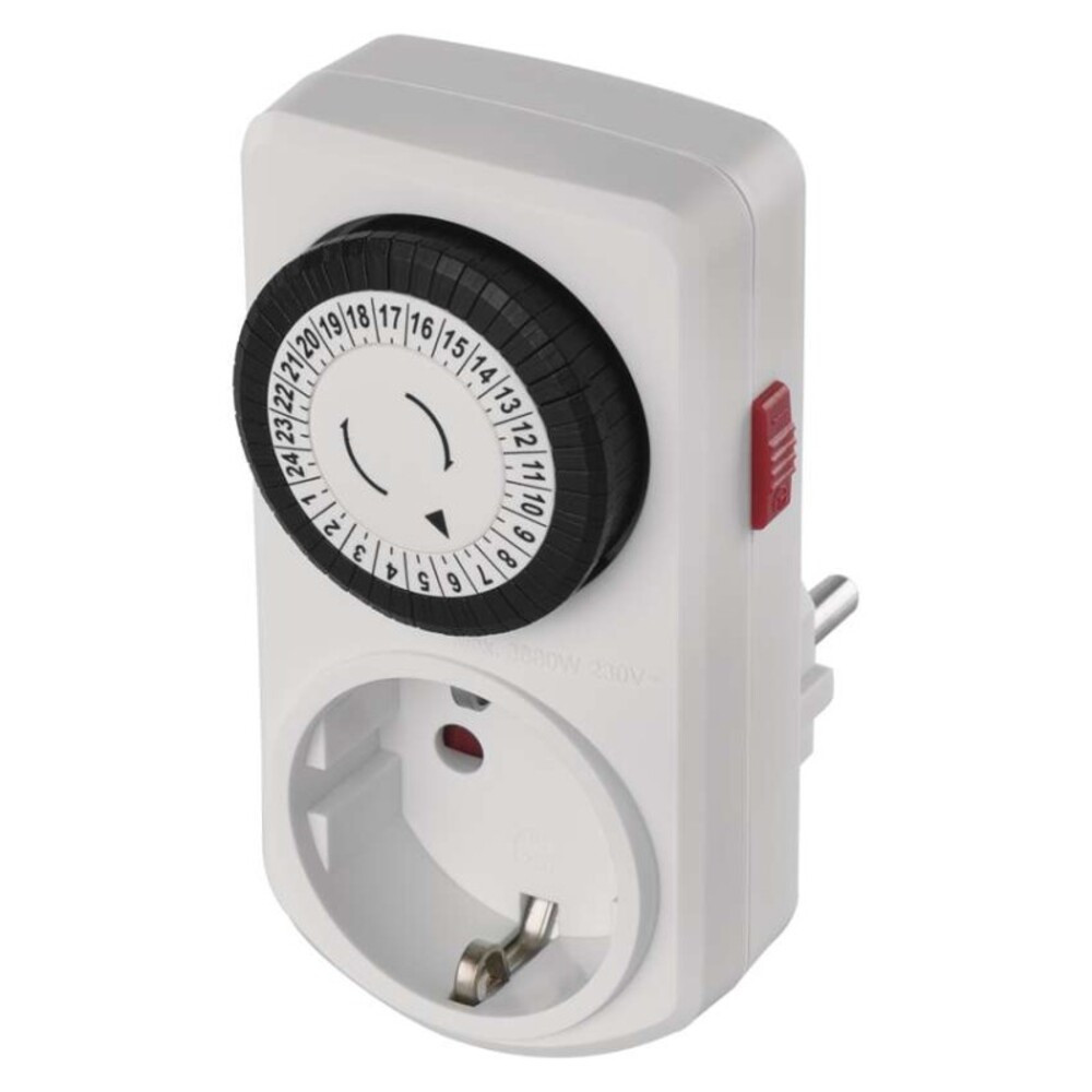EMOS Mechanikus időkapcsoló 15D-3A IP20 SCHUKO, P5523N