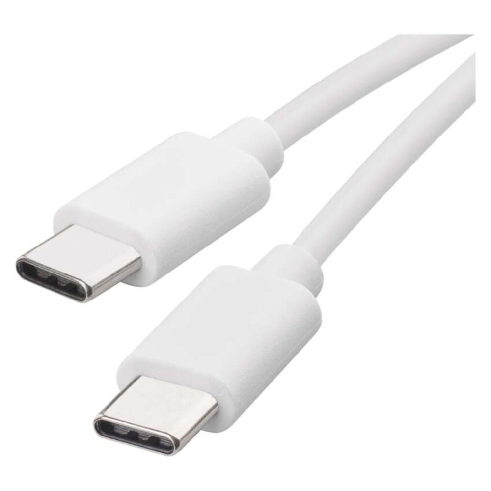 Töltő- és adatkábel USB-C 2.0, USB-C 2.0, 1 m, fehér, EMOS, SM7027W